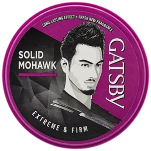 Gatsby Hair Styling Wax Solid Mohawk - Extreme & Firm, Long-Lasting Effect, Fresh New Fragrance, 25 g