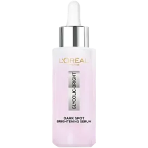 L'Oreal Paris Glycolic Bright 8% [Melasyl + Niacinamide] Face Serum for Brightening Dark Spots, 30 ml
