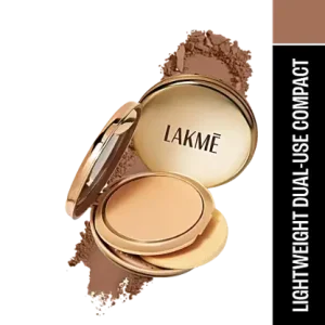 Lakme 9 To 5 Wet & Dry Compact - Dual Finish, Non-Cakey, Lightweight, 9 g 39 Cocoa