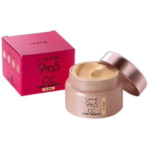 Lakme 9 To 5 Cc Light Mousse With Vitamin E & Hint Of Foundation, 25 g Beige