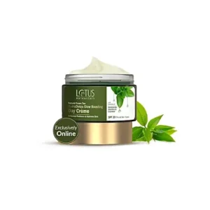 Lotus Botanicals Natural Green Tea HydraDetox Glow Boosting Day Cream - SPF 20, With Niacinamide, 50 g