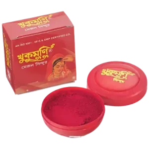 Khukumoni Dust Sindoor, 16 g Maroon
