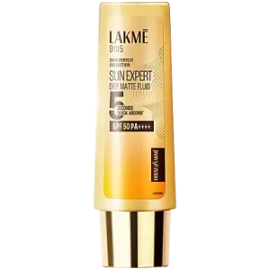 Lakme 9To5 Sun Expert Dry Matte Fluid Sunscreen SPF 50 PA++++, 50 ml