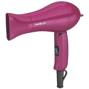 Havells 1000 Watt Foldable Hair Dryer With 2 Heat Settings & Heat Balance Technology - Purple HD1810, 1 Unit