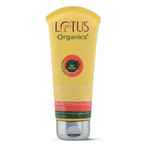 Lotus Organics+ Brightening De-Tan Face Pack | For Soft, Glowing & Radiant Skin 100G