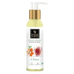 Good Vibes Ubtan Insta Glow Face Wash, 120 ml