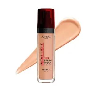 L'Oréal Paris Liquid Foundation, Oil  Infallible 32H Fresh Wear, 300 Amber, 30ml