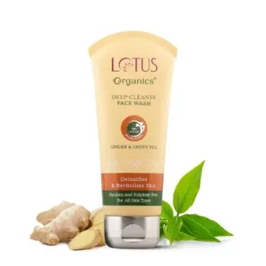 Lotus Organics + Deep Cleanse Face Wash for Women & Men 80g