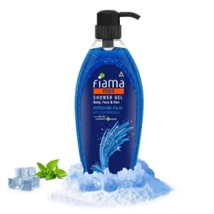 iama Men Shower Gel Refreshing Pulse Body Wash with Skin Conditioners for Refreshed Skin, 895 ml bottle