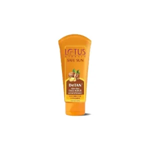 Lotus Herbals Safe Sun DeTAN Face Wash Gel Gel Based | Non-Drying | Soothing & Gentle