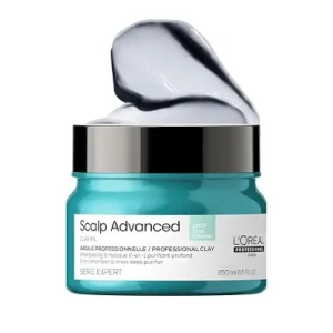 L’Oréal Professionnel Scalp Advanced Anti-Oiliness 2-in-1 Deep Purifier Clay Mask & Shampoo