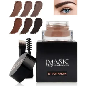 IMAGIC Eyebrow Gel Brow Pomade Set Waterproof,E04 - CHOCOLATE),4G