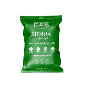 Habibs Natural Henna Mehndi Powder Enriched With Bhringraj, Amla, Brahmi,Jatamansi For Natural Hair Coloring 100Gm Pack Of 1