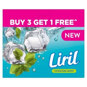 Liril Cool Bathing Bar | Feel the Burst of Icy Cool Freshness | Pack of  125g