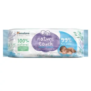 Himalaya Nature Touch Water Baby Wipes |72 Wipes