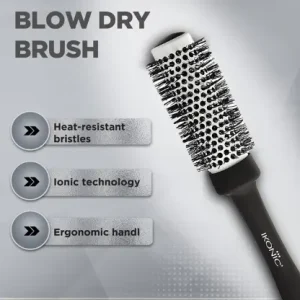 Ikonic Professional Blow Dry Hair Brush 25MM