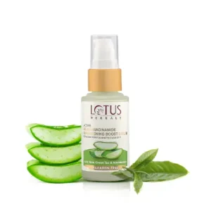 Lotus Active Aloe + Niacinamide Brightening Boost Serum 30ml