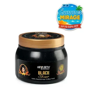 Keya Seth Black Shine Hair Pack Natural Hair Colour 100g
