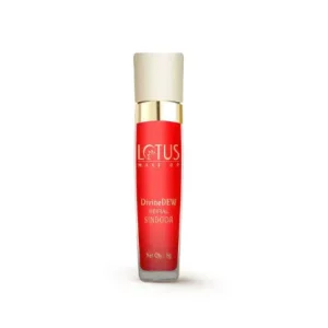 LOTUS HERBAL Divine Dew Herbal Sindoor Long-Lasting | Smudgeproof 8g | RED