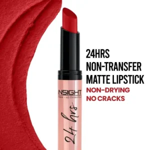 INSIGHT COSMETICS 24 Hrs Non Transfer Matte Lipstick Shade 02 :Bitch