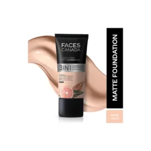 Faces Canada All Day Hydra 3 in 1 Matte Foundation with Moisturizer Rose Ivory 011 - 25 ml