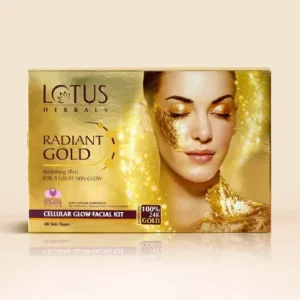 Radiant Gold Cellular Glow Salon Grade 4 Facial Kit 148g