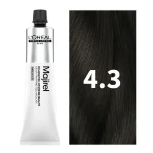 L'Oreal Professionnel Paris Majirel - 4.3 (Golden Brown) Hair Color, 49.5 g