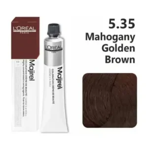 LOREAL PROFESSIONAL MAJIREL 5.35 MAHOGANY GOLD LIGHT BROWN 49.5 GM (T)