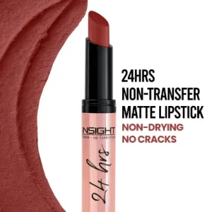 INSIGHT COSMETICS 24 Hrs Non Transfer Matte Lipstick Shade: 06 Send Nudes