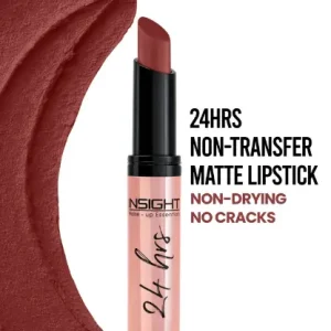 INSIGHT COSMETICS 24 Hrs Non Transfer Matte Lipstick Shade: 08 Stay Basic!