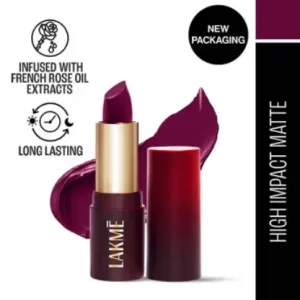 Lakme Forever Matte Lipstick, Pink Unicorn, 4.5g