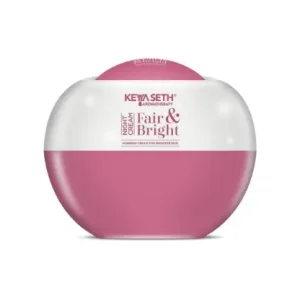 Keya Seth Fair & Bright Night Cream, Skin Brightening, Whitening, with Vitamin C, B3 & B6 Moisturizer with Lavender & Geranium Essential Oil 50g
