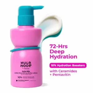 Foxtale Hula Hoop HydraLock Body Lotion| 24-Hrs Long Hydration & Moisturization | 200 ml