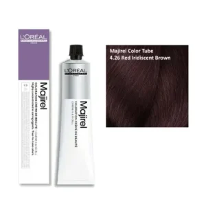 Loreal Professionnel Majirel Hair Color 4.26 Red Iridescent Brown 60ml