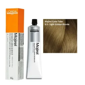 Loreal Professionnel Majirel Hair Color 8.3 Golden Light Blonde 60ml | Golden Blonde Hair Colour | Smooth Shine