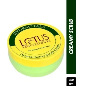 Lotus Professional Hydravitals Oatmeal Active Scrub Cream (260gm)