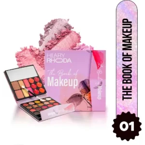 Hilary Rhoda The Book of Makeup | 20 Eyeshadows & 2 Highlighters | 2 Blushes & 2 Contours | 23.4 g (Multicolor-1)