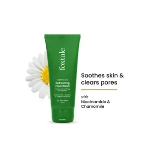 FoxTale Refreshing Face Wash with Niacinamide & Vit E | Clear Smooth Skin- 100ml
