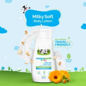 Mamaearth Milky Soft Body Lotion for Babies with Oats, Milk & Calendula – 200ml