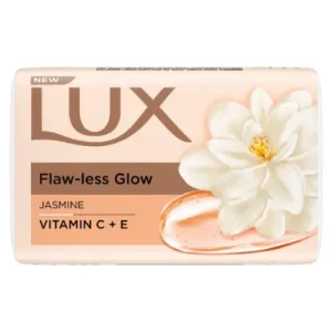 Lux Flaw-less Glow Bathing Soap infused with Vitamin C & E | For Superior Glow | 150g