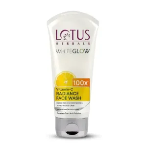 Lotus WhiteGlow Vitamin-C Radiance Facewash 100x more Vitamin C | Reduces dark spots 100g