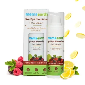 Mamaearth Bye Bye Blemishes* Face Cream for Reducing Pigmentation and Blemishes with Mulberry Extract and Vitamin C -30g