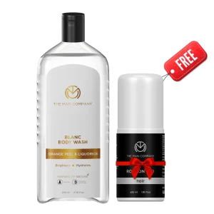 The Man Company Blanc Body Wash | Orange Peel & Liquorice (200ml)
