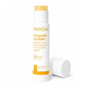 Ceramide Lip Balm with SPF 50 PA++++ In-vivo tested SPF lip balm for lip brightening | 5g Shade: Natural