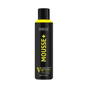 Shills Professional Mousse+ Super Volume Hair Mousse, Non-Greasy Formula, 200ml