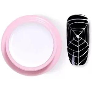 SHILLS PROFESSIONAL Nail Art Spider Silk Adhesive Spider Gel Color White