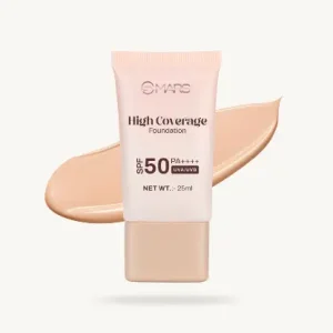 Mars High Coverage Foundation  | SPF 50PA++++ UVA/UVB Color: 03 natural beige (40ml)