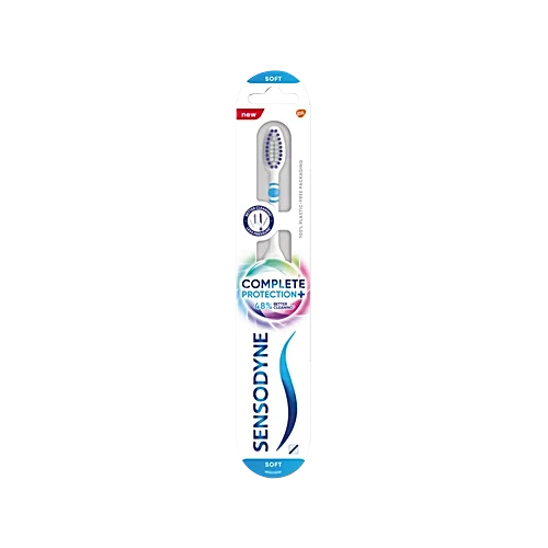 Sensodyne Complete Protection+ Toothbrush - With Soft Bristles, 1 pc