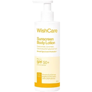 WishCare Sunscreen Body Lotion With SPF50 PA+++, 200 ml
