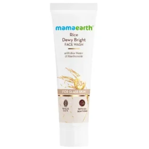 Mamaearth Rice Dewy Bright Face Wash With Rice Water & Niacinamide for Glass Skin - 50 ml